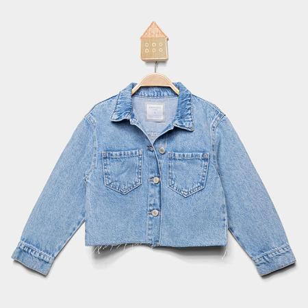 Imagem de Jaqueta Jeans Infantil Hering Casual Menina