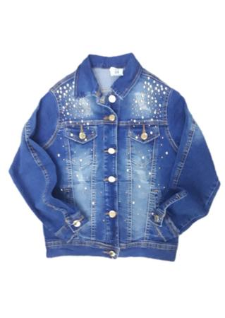 Jaqueta jeans infantil sales feminina mercado livre