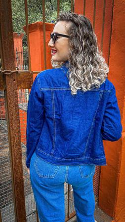 Imagem de Jaqueta jeans plus fem star glamour-11878