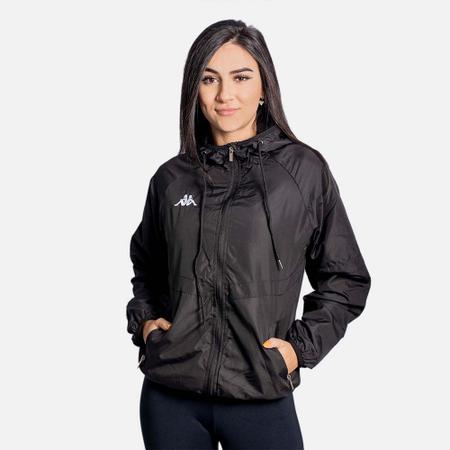 Jaqueta corta hotsell vento feminina preta
