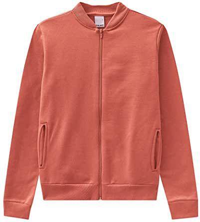 coral red moletom com capuz