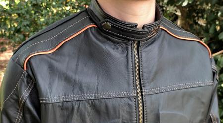 Imagem de Jaqueta Masculina De Couro 100% Verdadeiro Premium Slin Harley