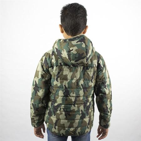 Jaqueta Masculina Juvenil Camuflada Matelasse Anjuss Casaco e