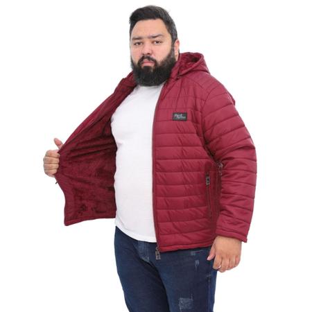 Jaqueta nylon forrada masculina 2025