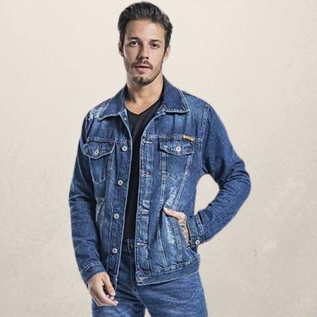 jaqueta jeans tradicional navy – Scalon