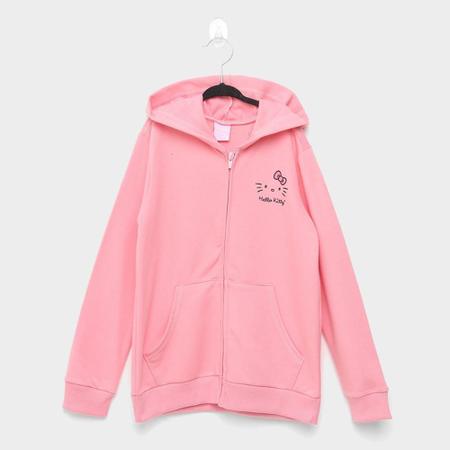 hello kitty zip up moletom com capuz