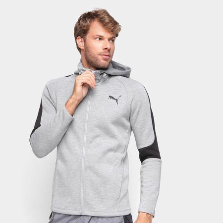 Jaqueta Moletom Puma Evostripe Core c Capuz Masculina Jaqueta e