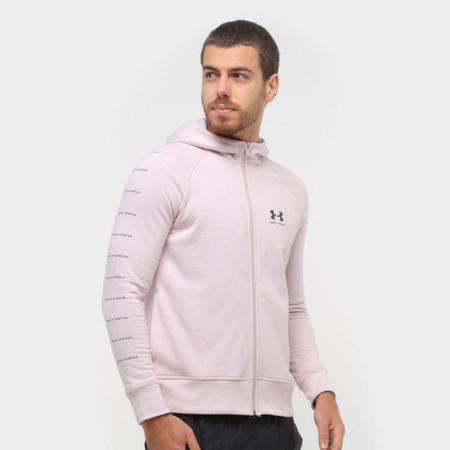 mens purple under armour moletom com capuz