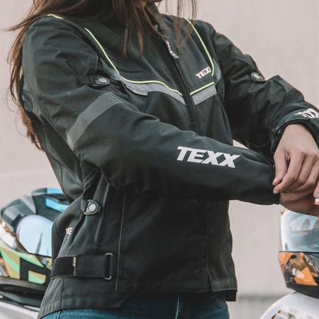 Jaqueta motociclista best sale feminina texx