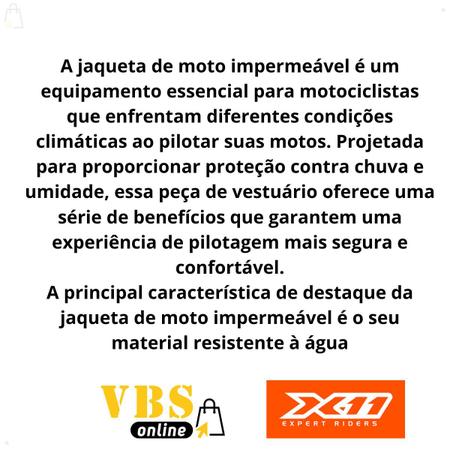 Imagem de Jaqueta Moto Rain Casual Feminina Impermeável  Lançamento