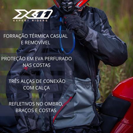 Imagem de Jaqueta Moto X11 Expedition Masculina 100% Impermeável
