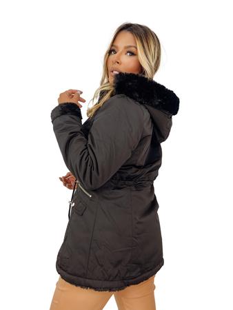 Parka hotsell feminina impermeavel
