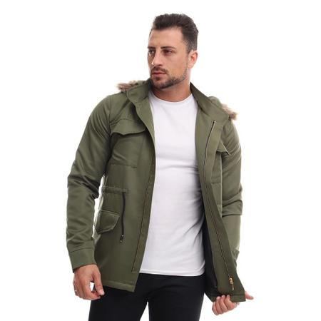 Jaqueta parka hotsell masculina militar