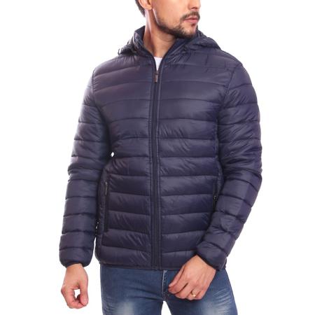 Jaqueta Puffer Bobojaco Califórnia Masculina Gomo Alcochoada Touca