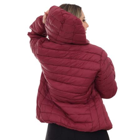 Imagem de Jaqueta Puffer Feminino Casaco Gominhos Moda Inverno Com Capuz Super Comfort Estilo Tendência Fashion Luxo