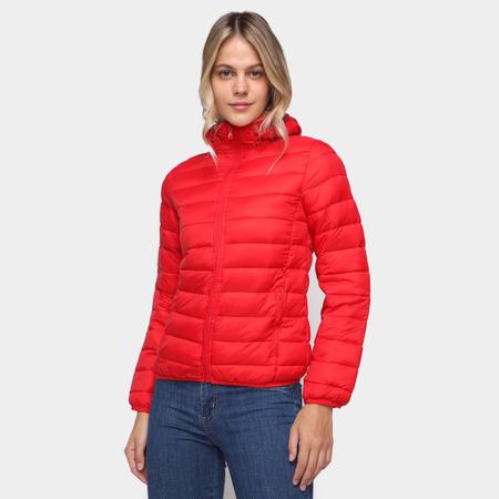 Jaqueta nylon feminina store vermelha