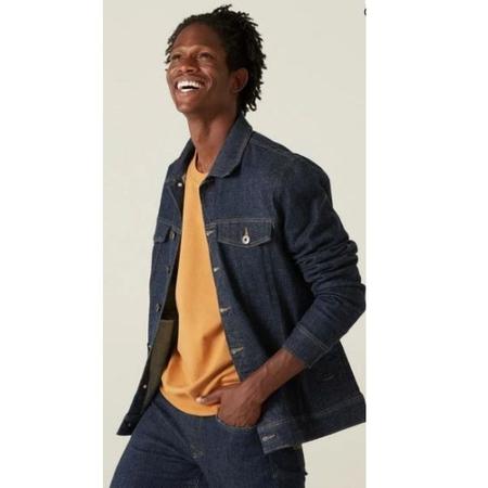Jaqueta jeans sale masculina tradicional