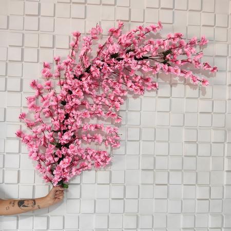 Imagem de Jardim Vertical Artificial Parede Flores Planta Decoração