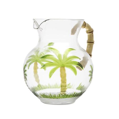 Imagem de Jarra 2,5 litros para água ou suco de acrílico Palm Tree Bon Gourmet - 10939