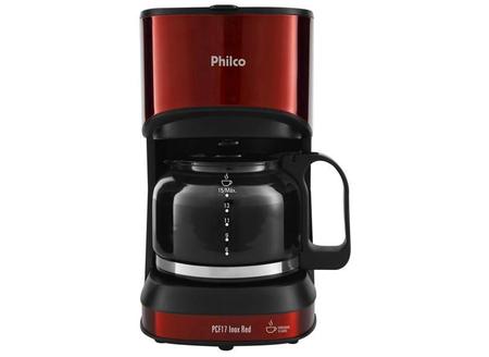 Imagem de Jarra Cafeteira Philco PCF17 Inox Red