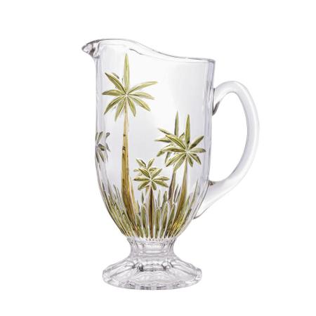 Imagem de JARRA DE CRISTAL WOLFF  PALM TREE SPRAYED 1,5l