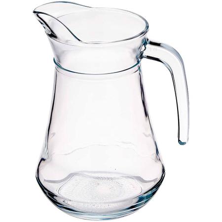 Imagem de Jarra de vidro c/ tampa p/ Suco e Água 1,5 litros com colher
