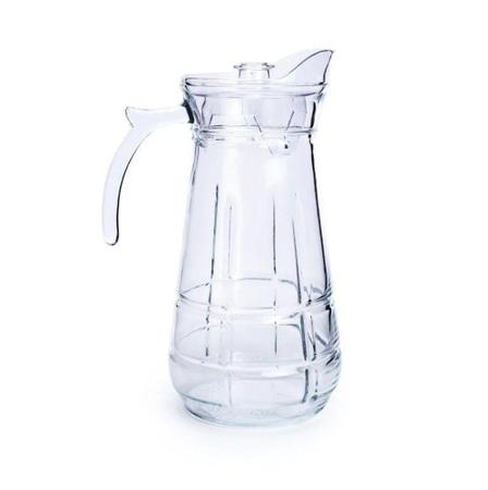Imagem de Jarra De Vidro Cristal com Tampa para Água ou Suco 1700ml  - Cromus