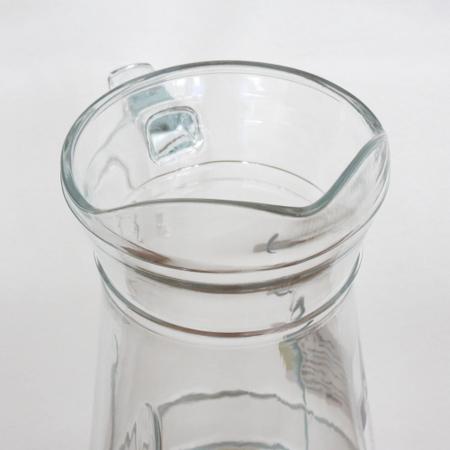 Imagem de Jarra De Vidro Cristal com Tampa para Água ou Suco 1700ml  - Cromus