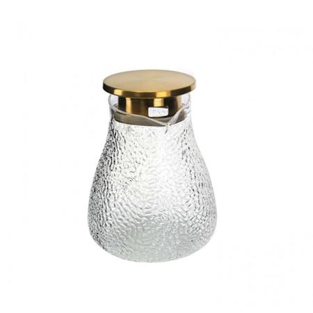 Imagem de Jarra Ouro Vidro Borosilicato Premium 1200ml