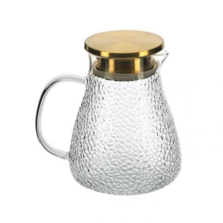 Imagem de Jarra Ouro Vidro Borosilicato Premium 1200ml