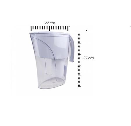 Imagem de Jarra Purificadora água filtro portátil branca 1,5 Litros Inmetro