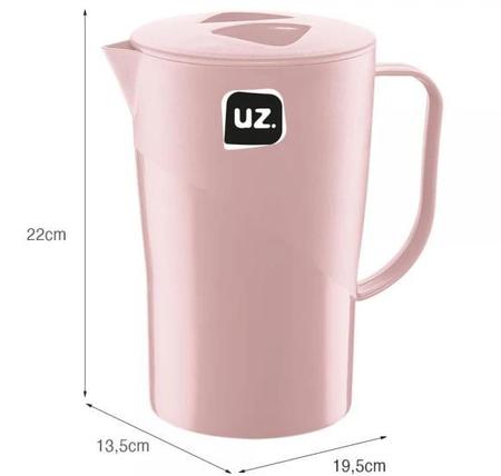 Imagem de Jarra slim 2 litros plástica para servir água suco chá