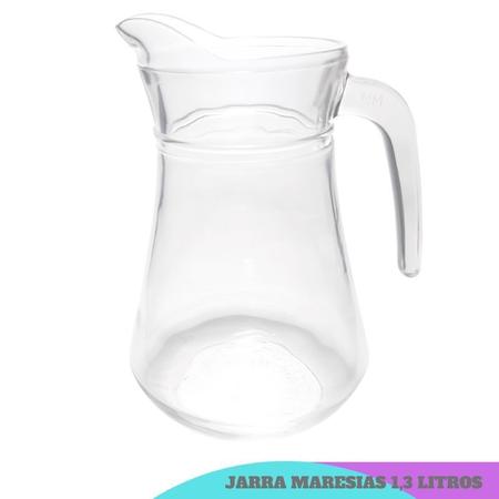 Imagem de Jarra Vidro Cristal Maresias 1,3 L Casa Linda Luxo