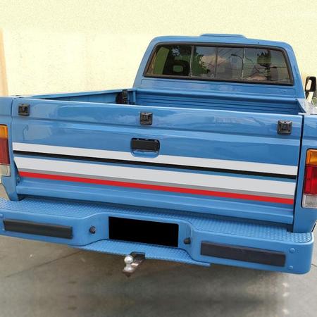 Jg De Faixas D20 C20 1989 1990 1991 1992 Cabine Dupla Deluxe - SPORTINOX Imagem de Jg De Faixas D20 C20 1989 1990 1991 1992 Cabine Dupla Deluxe
