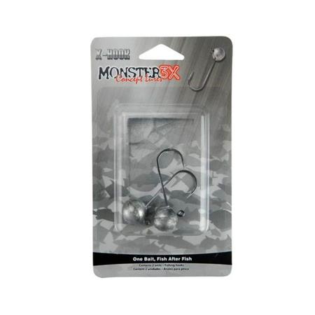 Jig Head 4/0 9g Monster 3X X-Hook Cartela 2 Jigs Imagem de Jig Head 4/0 9g Monster 3X X-Hook Cartela 2 Jigs