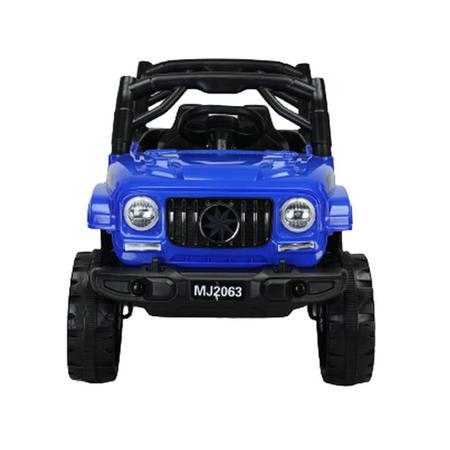 Imagem de Jipe Infantil Carro Elétrico 12v Bang Toys com 2 Motores e Controle Remoto Azul 