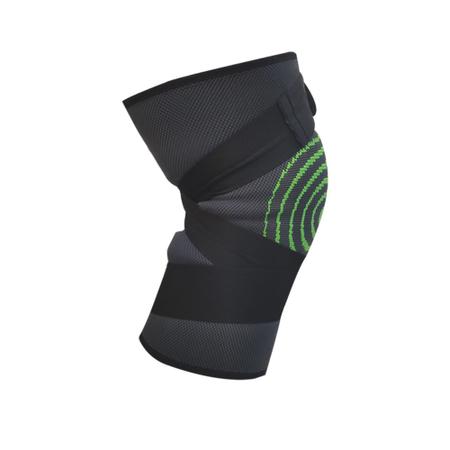 Imagem de Joelheira Elastica 3D Exercício Joelhos Compressão Estabilidade bandagem Academia Apoio Suporte Articulação Fitness