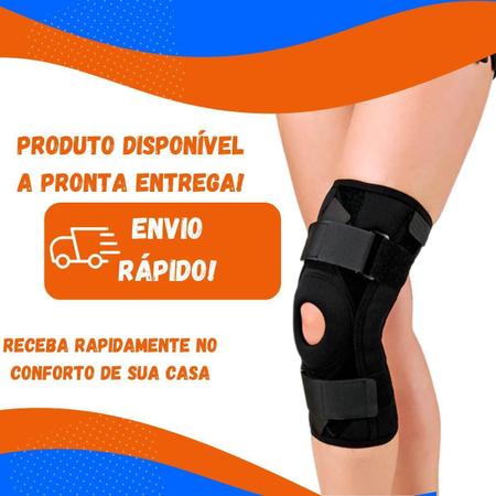 Imagem de Joelheira Neoprene Ortopédica Articulada Compressão M