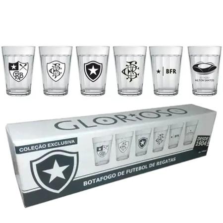 Jogo 2 Copos Americanos Prime Corinthians Preto 190ml Luva com Caixa -  Camicado