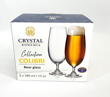 Imagem de Jogo 06 Taças Cristal Ecológico Cerveja 380ml Colibri - Bohemia