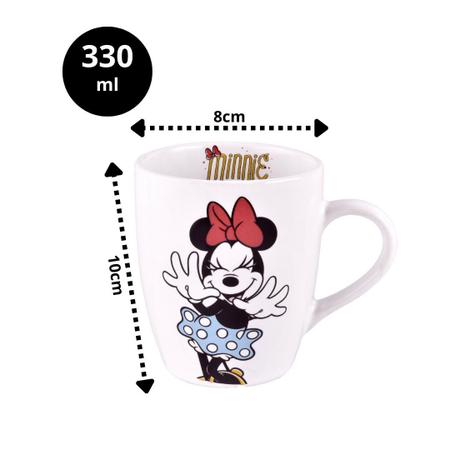 Imagem de Jogo 2 Canecas Cerâmica Minnie Disney 330ml - Tuut