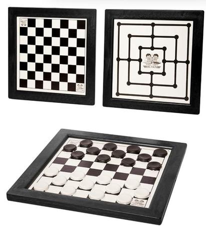 JOGO DAMA/TRILHA 2 EM 1 24X24CM 002 - DUTATI - Megamix Comercial