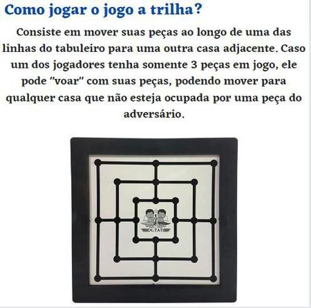 Jogo 2 em 1 Dama Trilha Dutati 24cm Tabuleiro + Peças - Zein