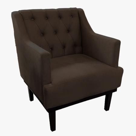 Jogo 2 Poltronas Decorativa Em Capitonê Para Sala de Espera Aurora Suede Cinza DL Decor - Doce Lar Decorações - Conjunto de Poltronas - Magazine Luiza