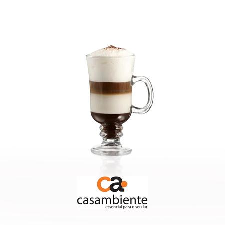 Imagem de Jogo 2 Xícaras Vidro Irish Taça Café Cappuccino Caneca 100ml