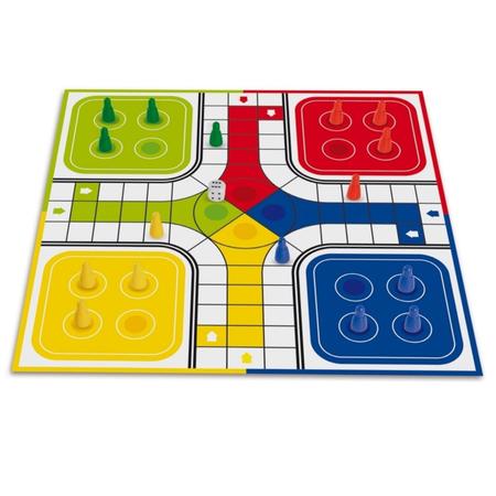 Jogo Tabuleiro 2 em 1 Ludo e Dama - TENDMIX COMÉRCIO ONLINE