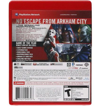 Batman Arkham Asylum para PS3 - WB Games - Jogos de Ação - Magazine Luiza