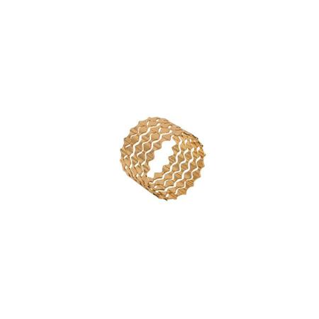 Imagem de Jogo 4 anéis para guardanapo em zamac dourado Gates Prestige - 26512