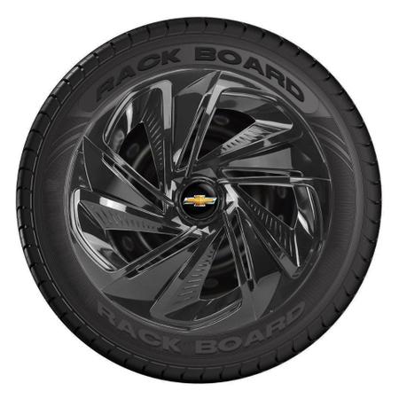 Jogo 4 Calotas Esportivas Aro 13 Nitro Black Chevrolet GM - Elitte Imagem de Jogo 4 Calotas Esportivas Aro 13 Nitro Black Chevrolet GM