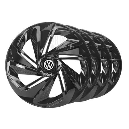 Imagem de Jogo 4 Calotas Esportivas Aro 14 Nitro Black Volkswagen